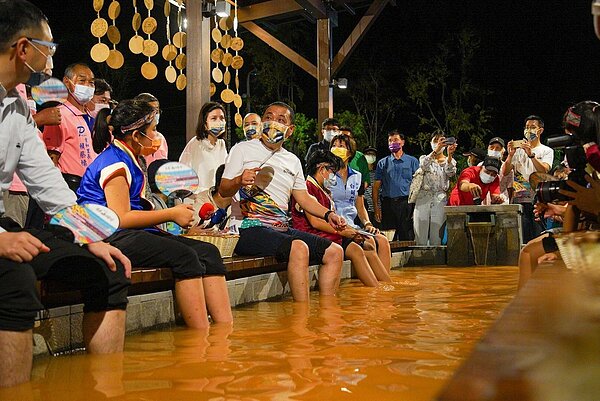 金山中山溫泉公園正式啟用,期待以蛻變帶動金山疫後經濟。圖/新北市政府城鄉發展局提供