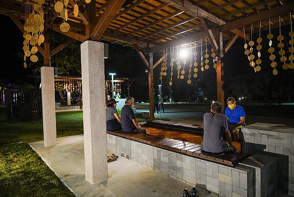 金山中山溫泉公園正式啟用,期待以蛻變帶動金山疫後經濟。圖/新北市政府城鄉發展局提供