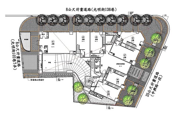 都更後一層平面配置圖。圖/新北市都更處提供