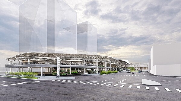 台中大車站計畫停車場及轉運中心明年動工。圖／台中市交通局提供