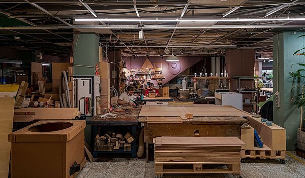 社區空間類首獎作品「一碼IMMA-人與物的再生基地」。圖/台北市都市更新處提供