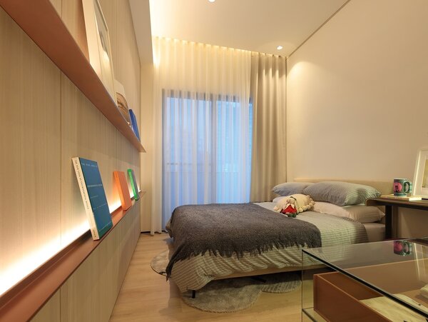 2房房間動線設計也很不錯、採光度優。圖／新美齊画世代提供