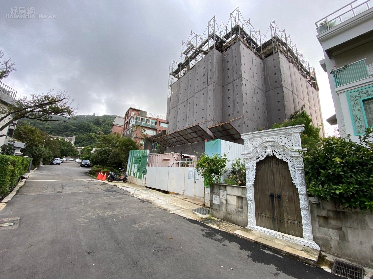 北市危老建案施工中。圖／台北市建管處提供