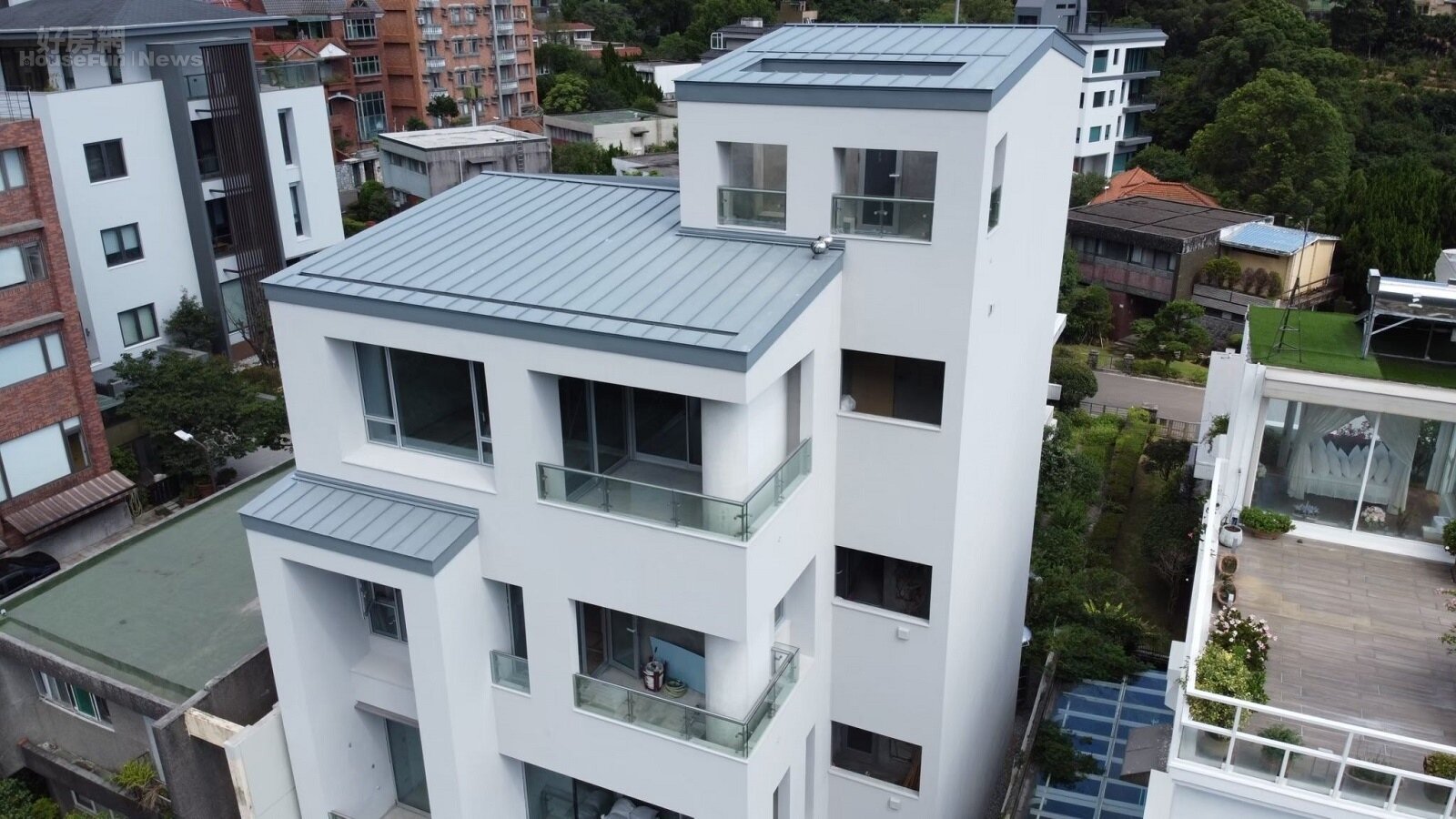 北市危老建物重建完工以後，煥然一新。圖／台北市建管處提供