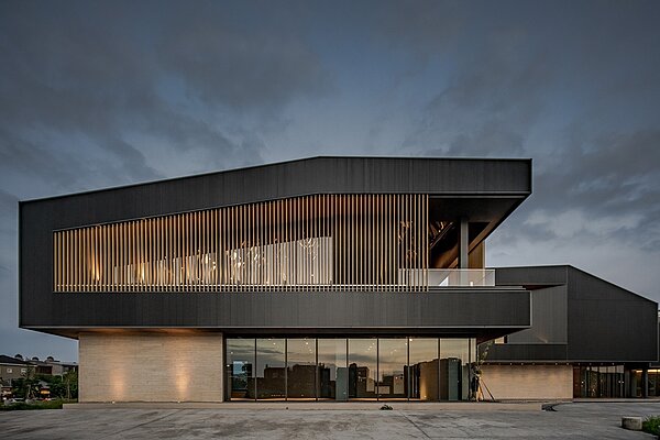 橫山書法藝術館建築外觀。圖/桃園市政府提供