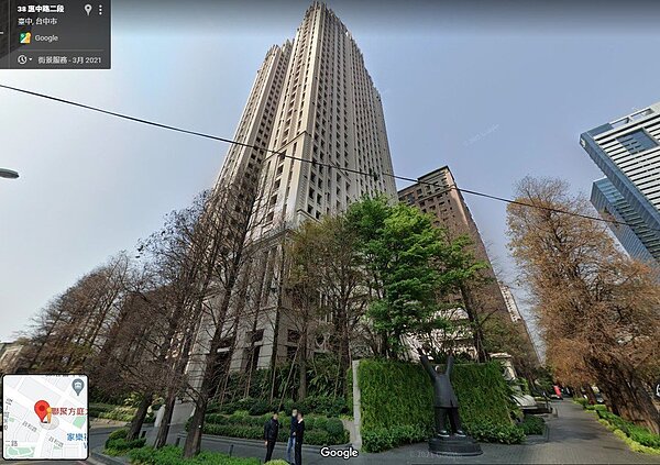 聯聚方庭外觀。圖/取自Google街景