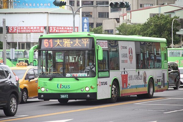 配合大智北路拓寬完成通車，61、81路公車將在11月起調整路線。圖／台中市交通局提供

