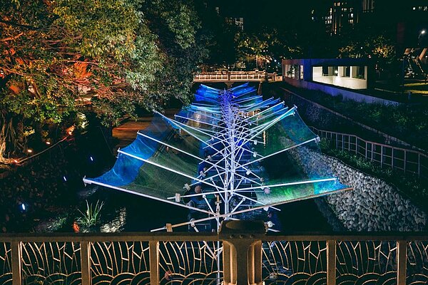 林智堅公開「一動一靜」賞燈路線。圖/新竹市政府提供