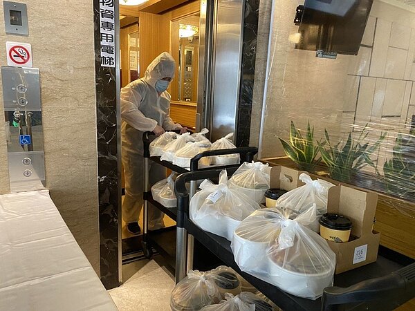 新竹縣防疫旅館量能吃緊,7家防疫旅館1月份幾乎都已客滿。圖/新竹縣政府提供