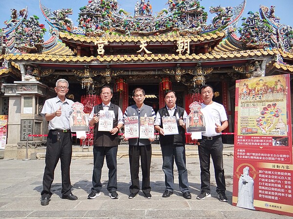 北港朝天宮媽祖搭火車環島祈福創舉，預定本月六日從嘉義火車裕出發，環島一周為台灣祈福。記者蔡維斌／攝影 