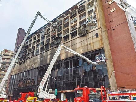 高雄城中城大火，造成46死悲劇。（本報資料照片）