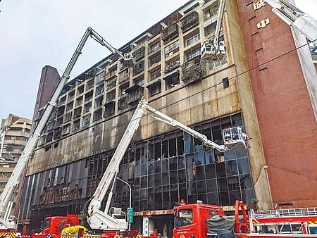 高雄城中城大火，造成46死悲劇。（本報資料照片）