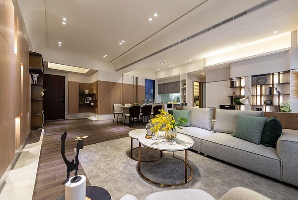 2房有類似2+1的空間,讓客戶可靈活運用,可做為休息室、書房、工作室…等空間。圖/築億海格提供