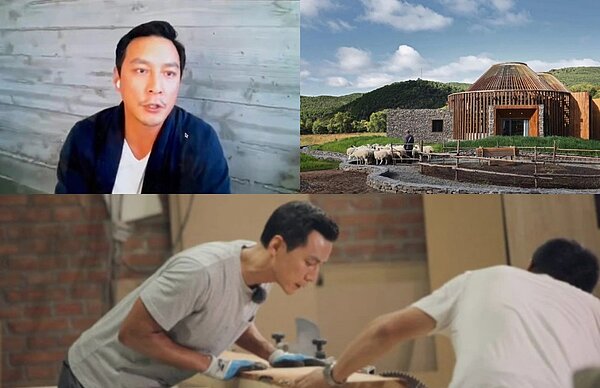 藝人吳彥祖近日擔任美國設計名校網路課程講師,驚人的建築系背景再度掀起討論。合成圖/取自微博