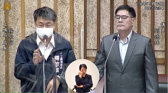高市議員劉德林關心高雄房價一直上漲,亞灣內「特貿三」房屋比率太高,質疑市府不該帶頭炒房。圖/記者徐白櫻翻攝