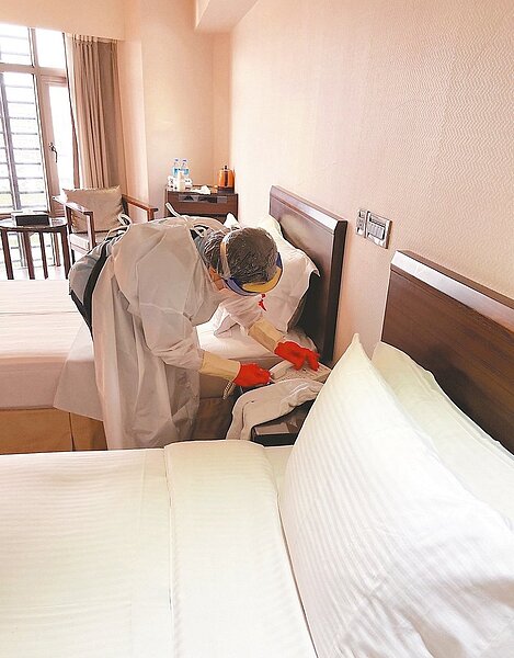 年關近,國內防疫旅館一房難求,桃園市一月下旬幾乎預訂一空,市府正積極協調,擴充防疫旅館量能。 圖/桃園市觀光旅遊局提供