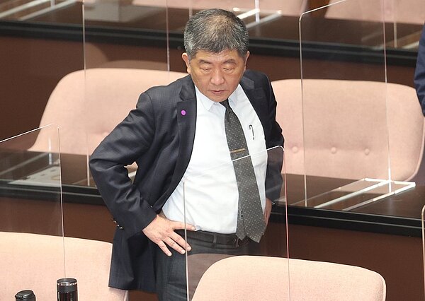 衛福部長陳時中今赴立院備詢。圖／聯合報記者陳正興攝