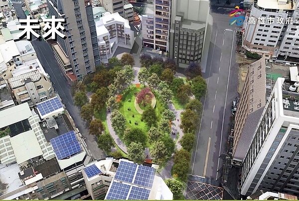 城中城未來。圖/高雄市工務局提供