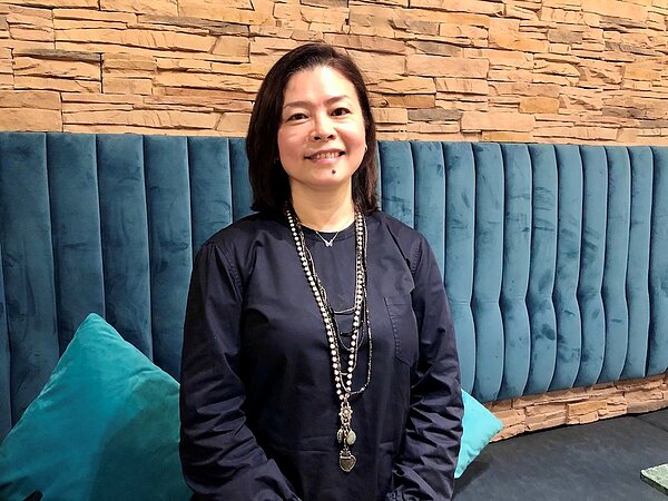 華泰名品城總經理梁曙凡。圖/好房網News記者蔡佩蓉攝影