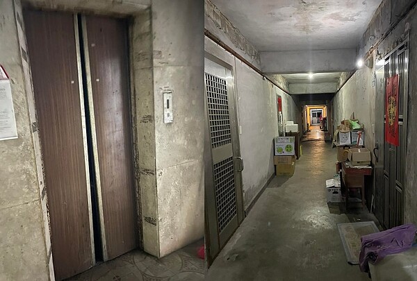 原PO分享送餐地點環境,讓不少網友直呼超像鬼屋。圖/擷取自《UberEats 台北(交流、討論區)》