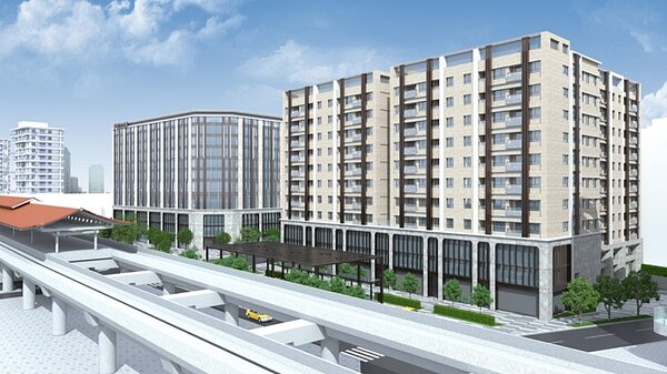 大同區公辦都更案示意圖。圖/國家住都中心提供