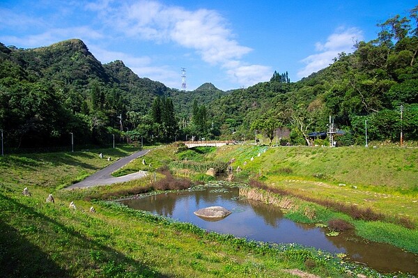 北市以在地化的基地保水打造接會呼吸的城市。圖／北市府提供