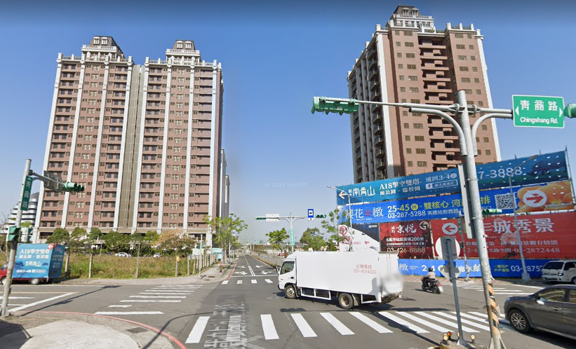 青埔過去不被看好，如今新案開價已飆到5字頭，成交價也有4字頭。圖／翻攝自Google maps