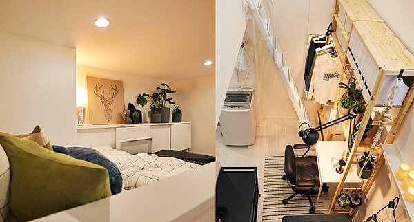 IKEA東京小套房的室內配置圖。圖/擷取自日本IKEA IG