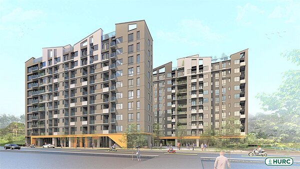 彰化第一間社宅「學士·安居」最快年底開工。圖／國家住宅及都市更新中心