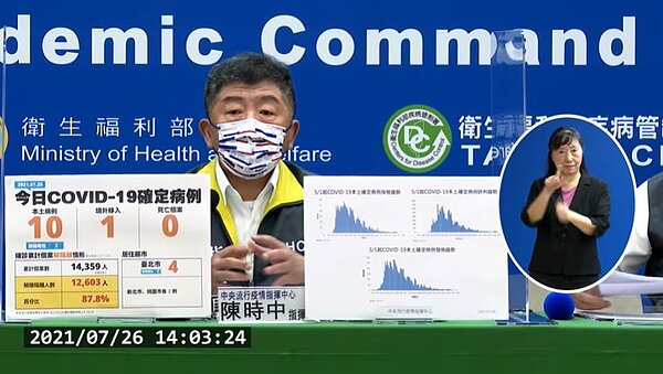 圖／截自疾管署YouTube直播