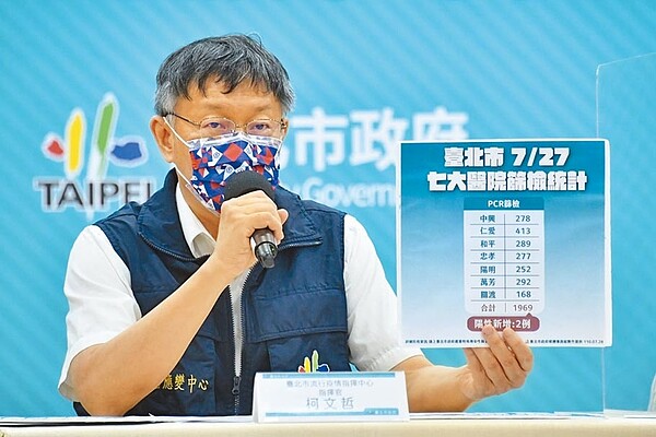 疫苗不足,各地方政府告急,衛福部長陳時中卻認為是地方打太快,台北市長柯文哲28日反批「打太慢怪我、打太快也要怪我,那你自己來打好了!」。圖/北市府提供