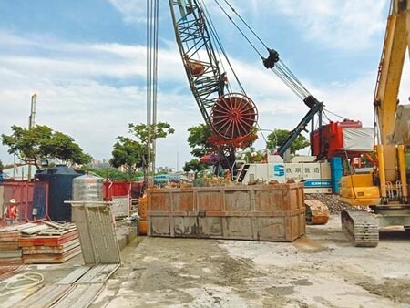 捷運樹林萬大線工程第二期工程流標引發新北市通車時期延後的疑慮，圖為第一期工程施工照。圖／中時資料照