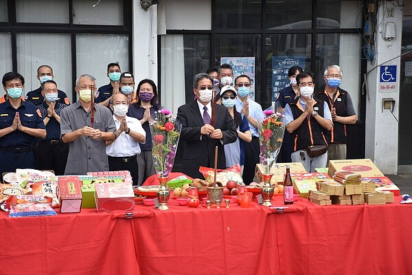 國道公路警察局楊梅分隊大樓啟用祈福典禮。 圖／高公局提供
