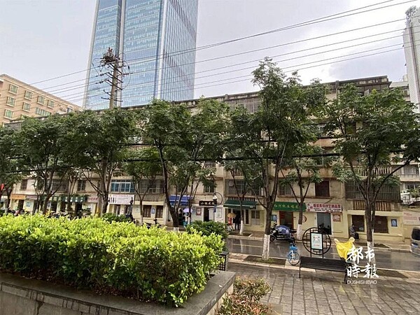 被遮擋的白塔新村24號小區。圖/取材自都市時報