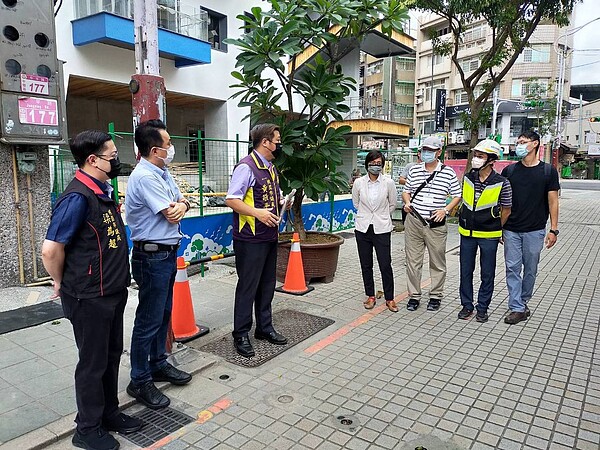 中壢第一公有零售市場整建預計11月完工。圖／市議員黃敬平服務處提供