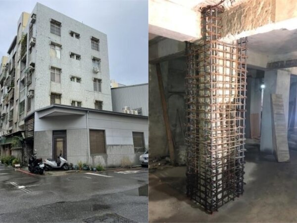 台南市首棟申請危老公寓階段性補強補助案完工。圖／台南市政府提供