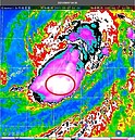 彭啟明說熱低壓在台中苗栗外海將登陸　鄭明典畫熱點範圍