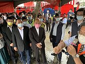 汐止國1南入匝道開工　蘇貞昌讚新北效率高