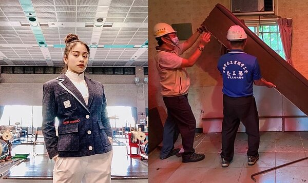 台南市府翻修方菀靈和母親武虹均的租屋處。圖/方菀靈臉書、台南市政府勞工局