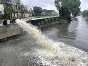 熱帶性低氣壓撲台　竹市新設港北抽水機組啟動