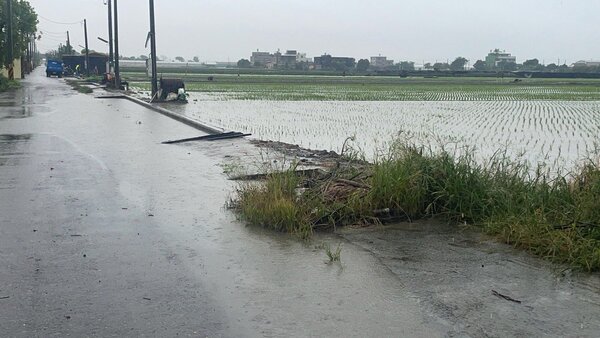 中南部連續降下大雨，農田泡水。聯合報系資料照