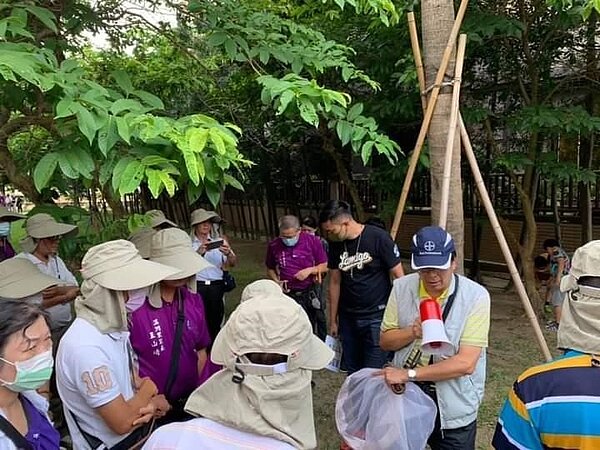 羅朝慶呼籲重視環保。圖／里長提供