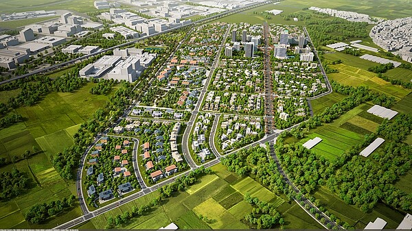 台南南科、北外環道路…等建設及話題,以及投資客與建商炒作,推升區域房價上漲。圖/台南市政府