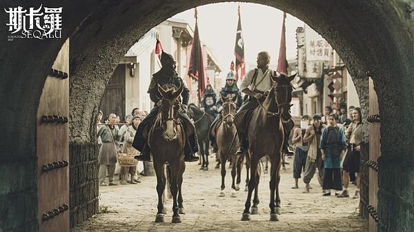 《斯卡羅》劇中台灣府城場景在岸內糖廠影視基地拍攝。圖/台南市政府提供