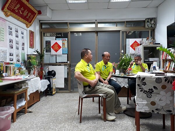 除了活動之外，里辦公室也是凝聚里民感情的場所。圖／張碧玉提供