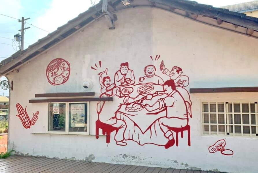 以剪紙圖繪聞名的虎尾北溪社區和頂溪、安溪、墾地、興中等5社區為雲林縣爭取通過第一次聯合通過衛福部的大旗艦計畫。記者蔡維斌/攝影