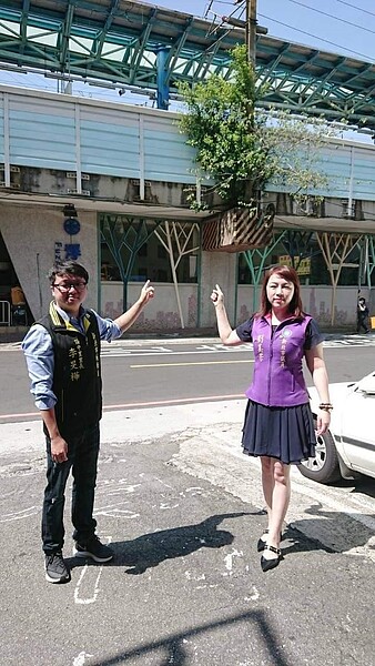 李旻樺初生之犢不畏虎。圖／里長提供
