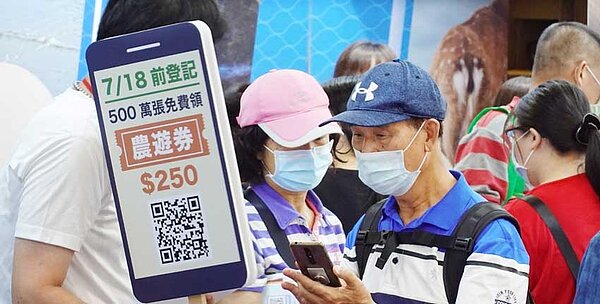 藝Fun券、動滋券、農遊券、客庄券等振興方案,今年將捲土重來。圖/中時資料照片