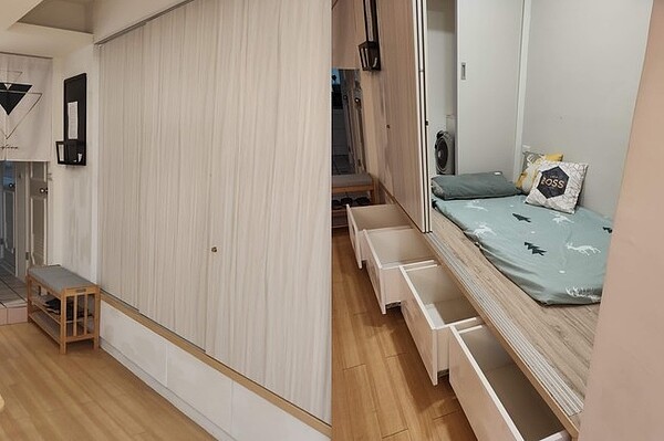 一間看似只有3坪的雅房月租竟要8000元。圖/截自《台北租屋、出租專屬社團》