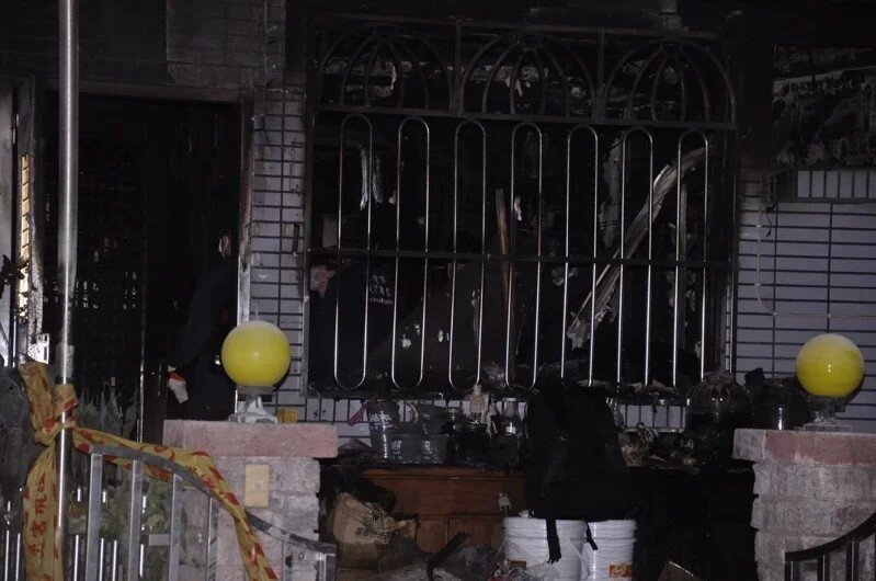新北市三峽區一處民宅日前發生嚴重火警,總計造成5人死亡。記者張哲郢/攝影